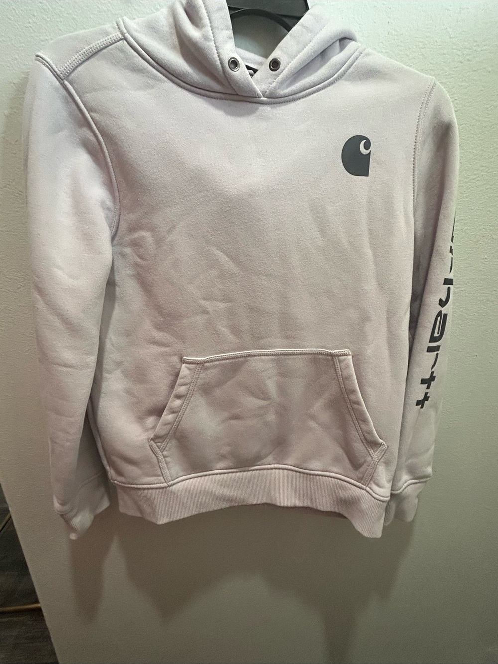 Carhartt Women's Lavender Cowl-Neck Hoodie with Logo